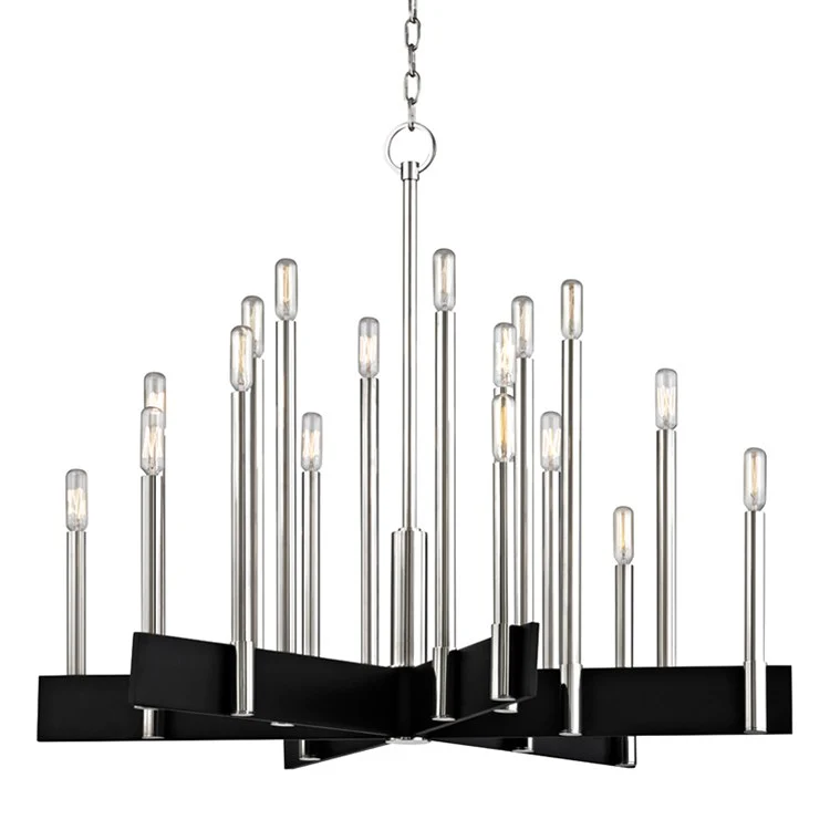 Abrams Eighteen-Light Chandelier - Frankwebs