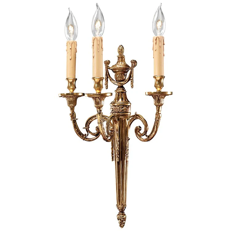Metropolitan Collection Three-Light Torchiere Wall Sconce - Frankwebs