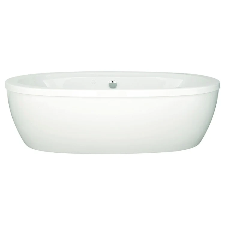 Air Tub Designer Collection Casey Freestanding Bone Oval Acrylic 60 x 38 x 19-1/2 Inch - Frankwebs