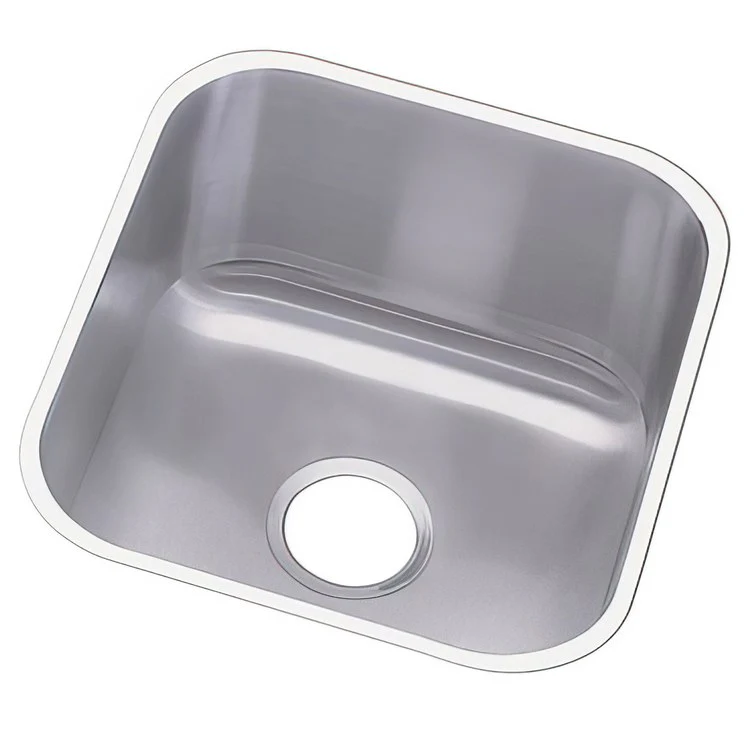 Kitchen Sink Dayton 16.5 x 18.25 Inch Single Bowl Soft Satin Undermount - Frankwebs