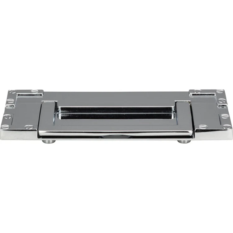 Drawer Pull Atlas Campaign L-Bracket Drop Brushed Nickel Zinc Alloy 3 Inch - Frankwebs