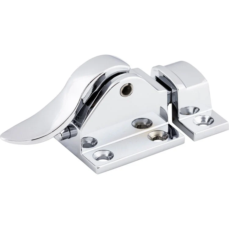 Door Latch Transcend Cabinet Polished Chrome 2 x 1-1/2 x 1-1/8 Inch Zinc Alloy 2 Inch - Frankwebs