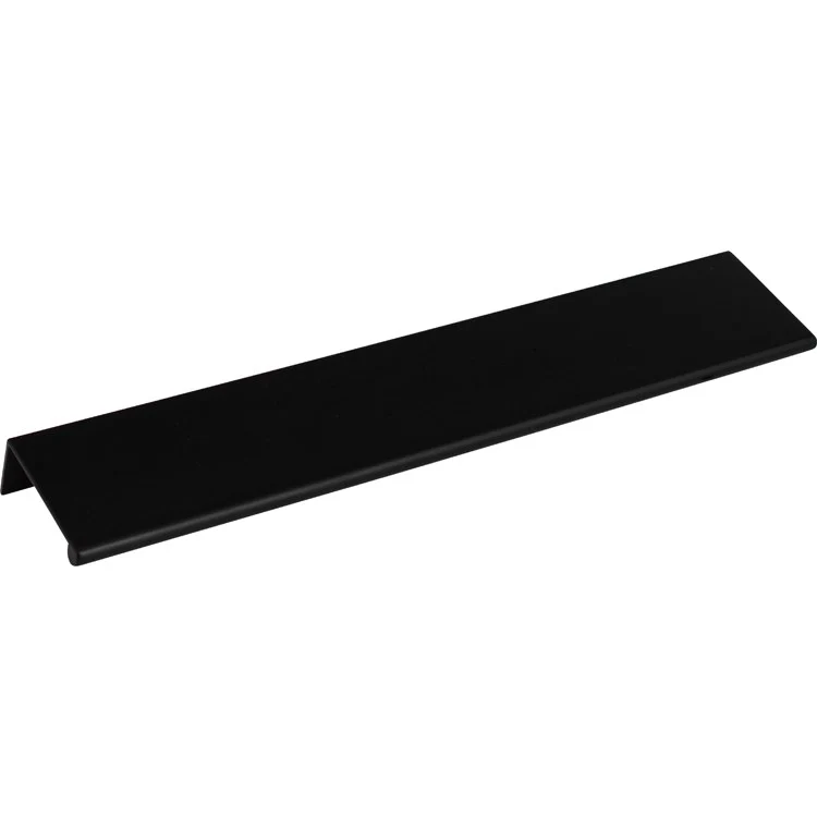 Drawer Pull Atlas Tab Edge Matte Black Aluminum 8-13/16 Inch 9-5/8 x 3/4 Inch - Frankwebs