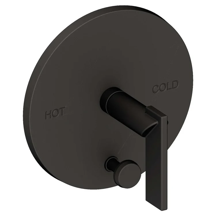Keaton Pressure Balance Tub/Shower Valve Trim Only with Lever Handle - Flat Black - Frankwebs