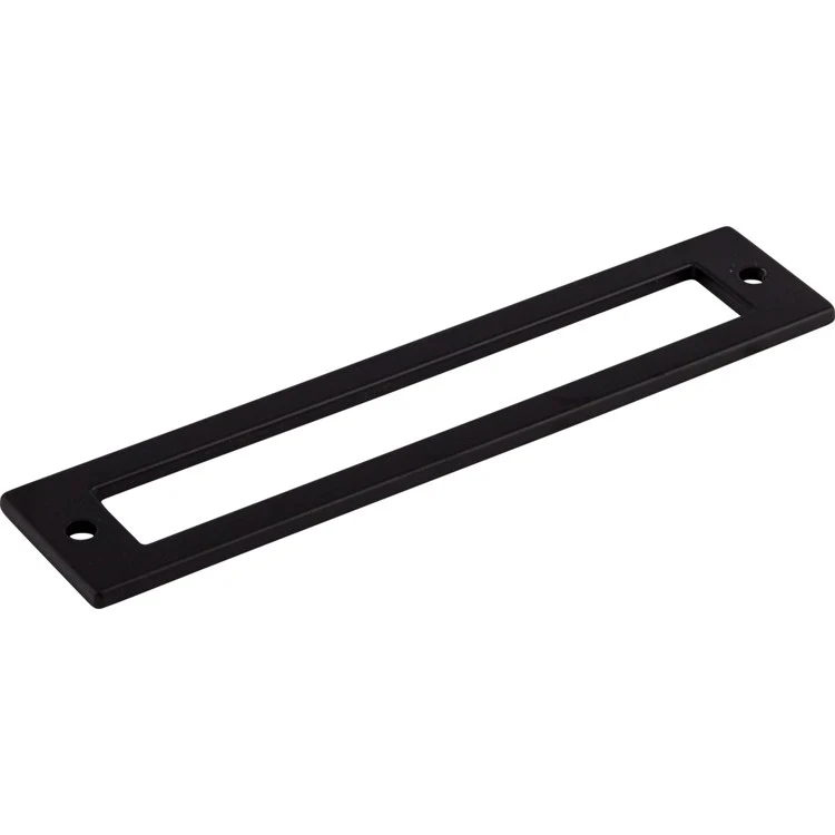 Pull Backplate Lynwood Hollin Rectangle Flat Black 5-1/16 Inch 2 Hole Zinc Alloy - Frankwebs