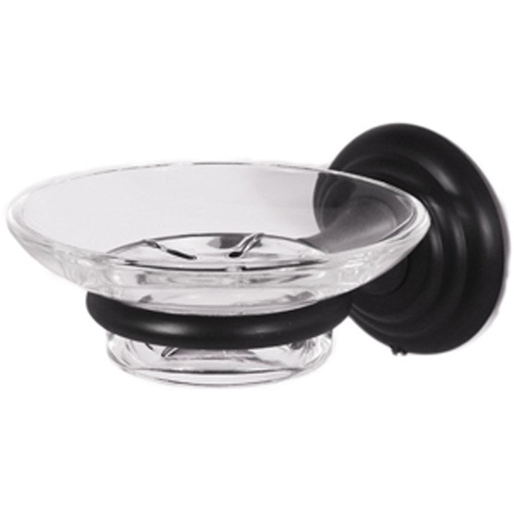 Soap Dish Embassy Bath Chocolate Bronze Concealed Wall Mount Round 5-1/4 x 4-1/4 x 2-5/8 Inch - Frankwebs