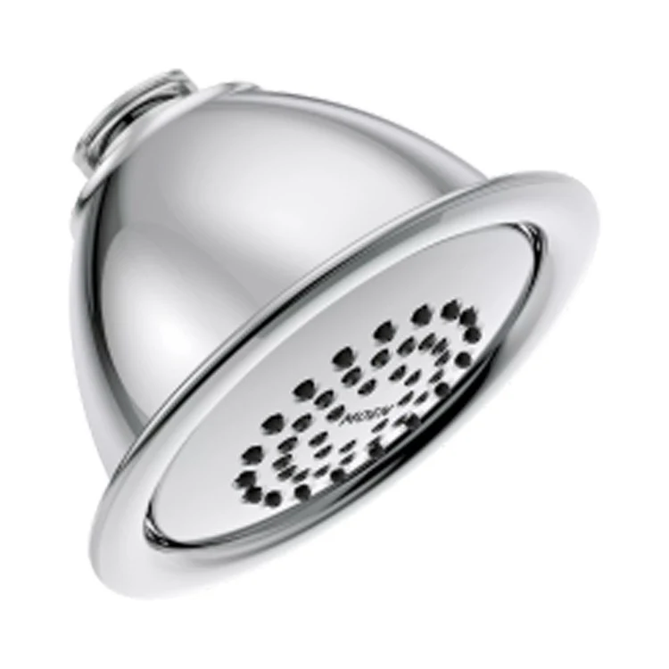 Showerhead 1 Function Eco-Performance Fixed Mount Chrome 4 Inch 1.75 Gallons per Minute Full Spray - Frankwebs
