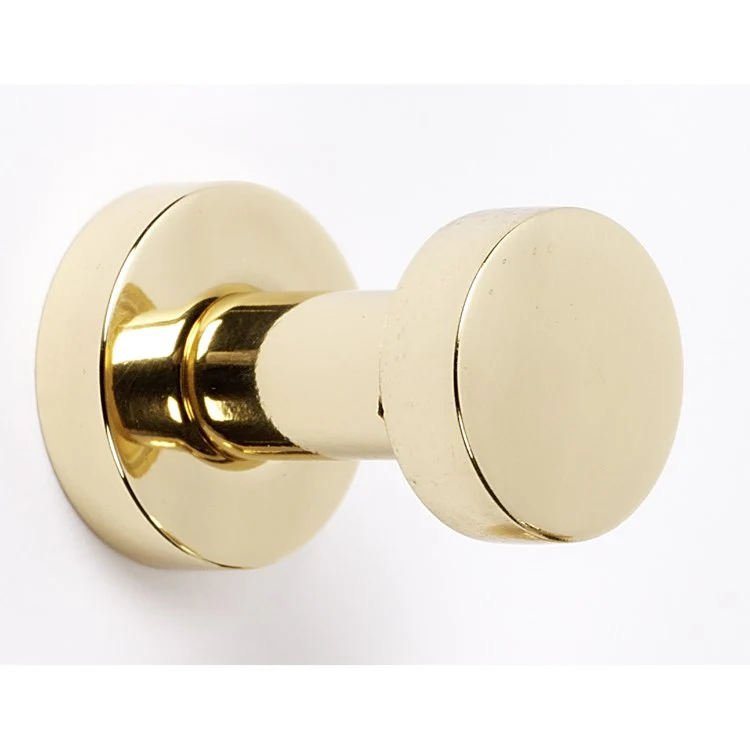 Robe Hook Euro Bath Polished Nickel 7/8 Inch 1-1/4 Inch Wall Mount Brass - Frankwebs
