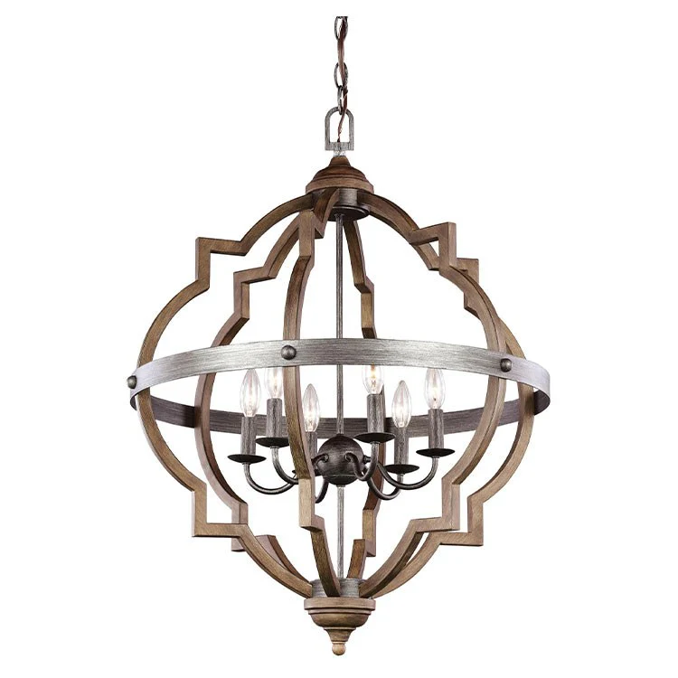 Socorro Six-Light LED Foyer Pendant - Frankwebs