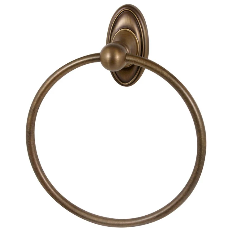 Towel Ring Classic Traditional Bath 7 Inch Polished Antique Brass 3 Inch - Frankwebs