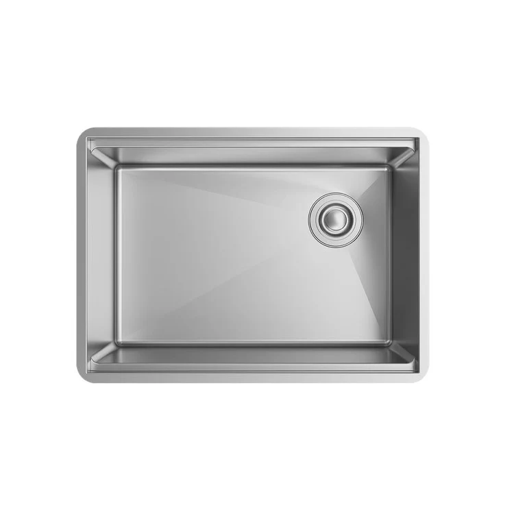 Sink Kit Crosstown Workstation 25.5 x 18.5 Inch Single Bowl Polished Satin Bottom Grid Colander Cutting Board Two Drying Racks Drain Premium 16-Gauge Thickness and Type 304 Stainless Steel for Immense Durability and Performance - Frankwebs