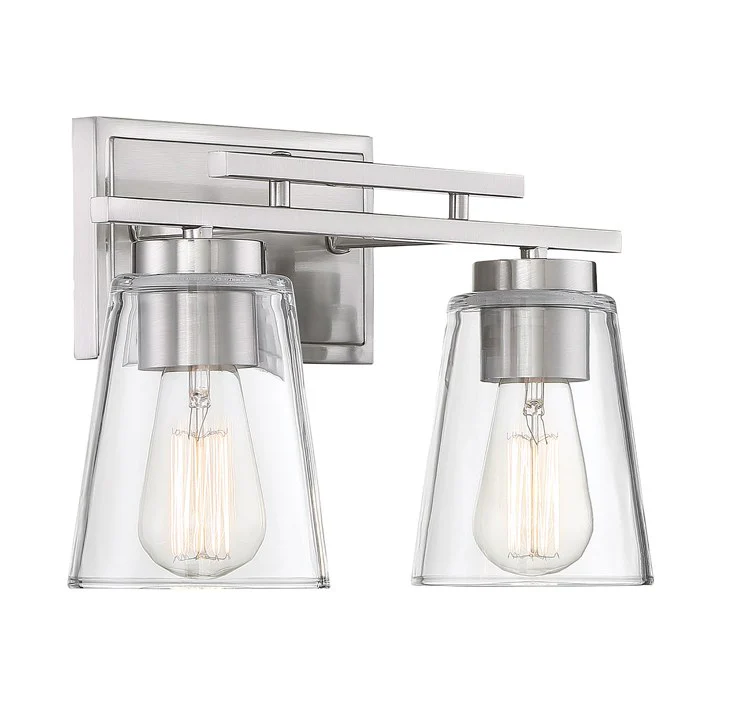 Calhoun Two-Light Bathroom Vanity Fixture - Frankwebs