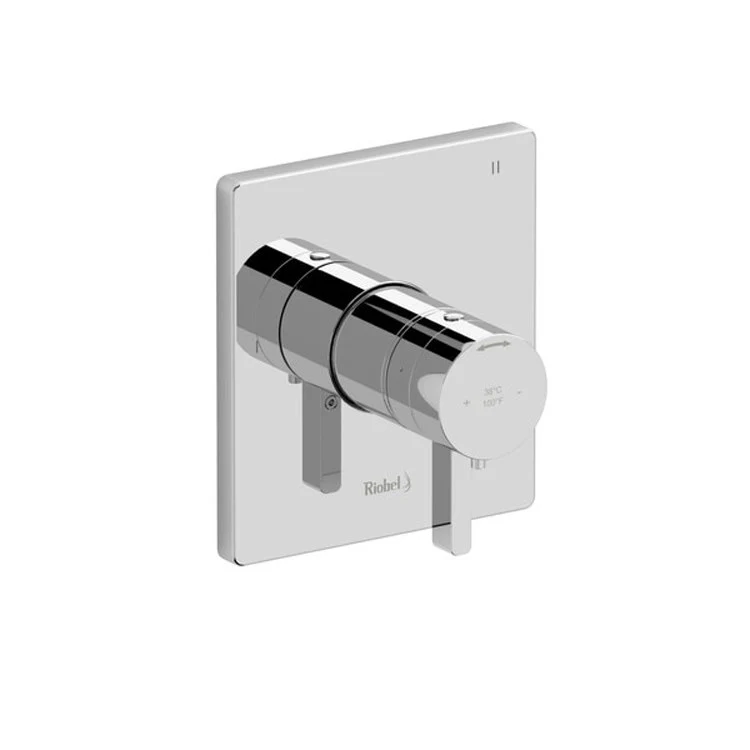 Thermostatic and Pressure Balance Valve Trim Paradox No Share 3 Function 1 Lever Chrome 1/2 Inch ADA 6.3 Gallons per Minute for R45/R45-SPEX/or R45-EX Rough - Frankwebs
