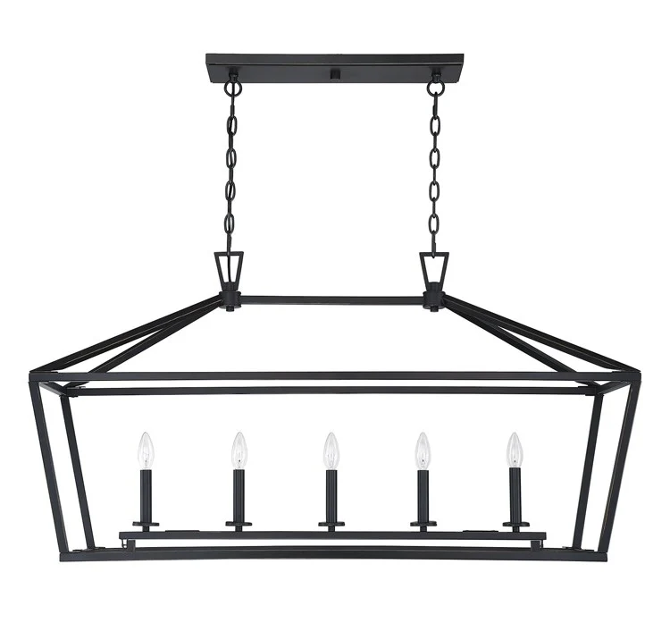 Townsend Five-Light Linear Chandelier - Frankwebs