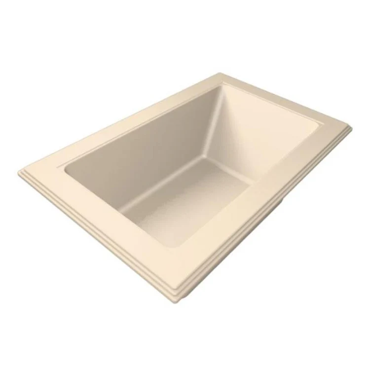 Combination Tub Designer Collection Angel 72 x 42 x 22 Inch Drop-In End Drain Bone Rectangle - Frankwebs
