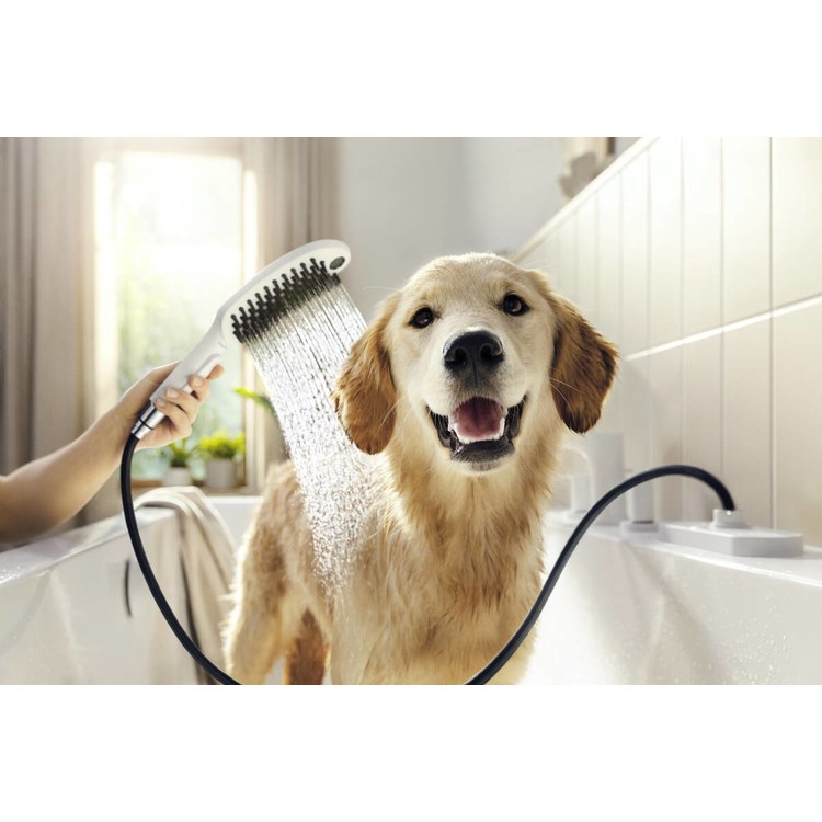 Handshower Dog Shower Bundle Black 3 Function 1.75 Gallons per Minute - Frankwebs