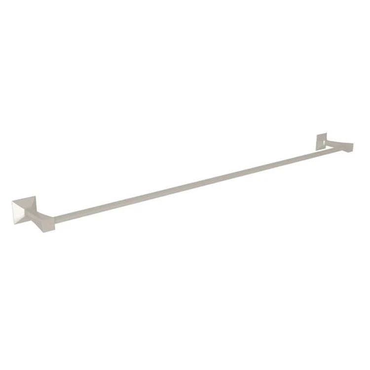 Towel Bar Vincent 30 Inch Single Satin Nickel Brass/Zinc 3-11/32 Inch - Frankwebs