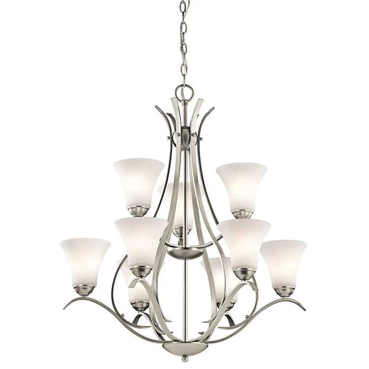 Keiran Nine-Light Two-Tier Chandelier - Frankwebs