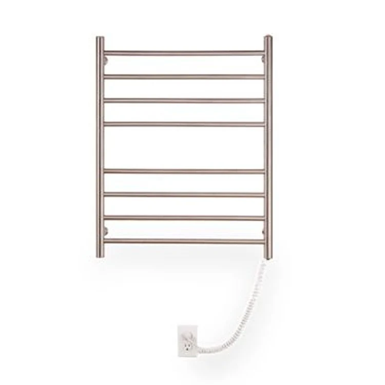 Towel Warmer Pearl Gem Electric 8 Bar Wall Mount 24 Inch Bright Chrome Metal - Frankwebs