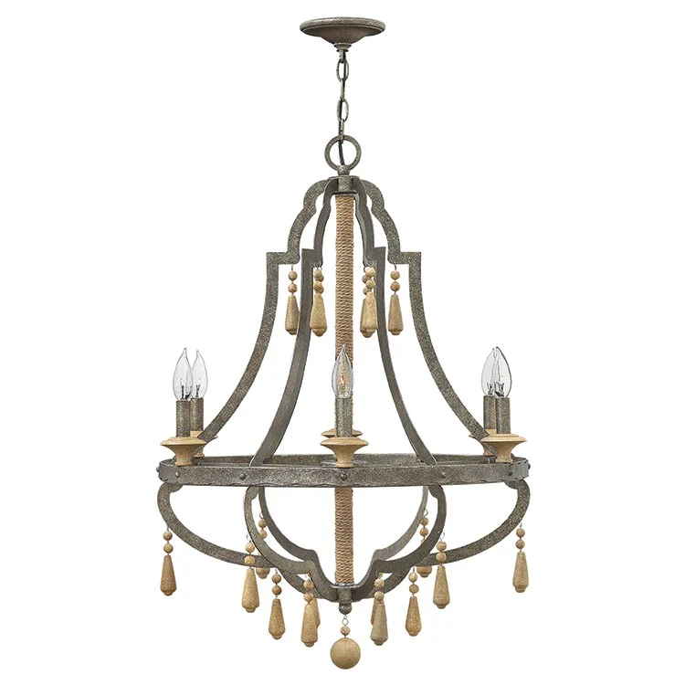 Cordoba Six-Light Single-Tier Chandelier - Frankwebs