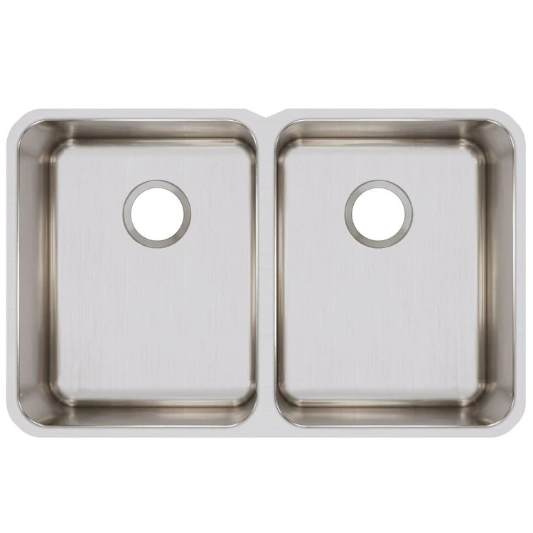 Kitchen Sink Lustertone Classic 31.25 x 20 Inch Double Bowl Equal Lustrous Satin Undermount - Frankwebs