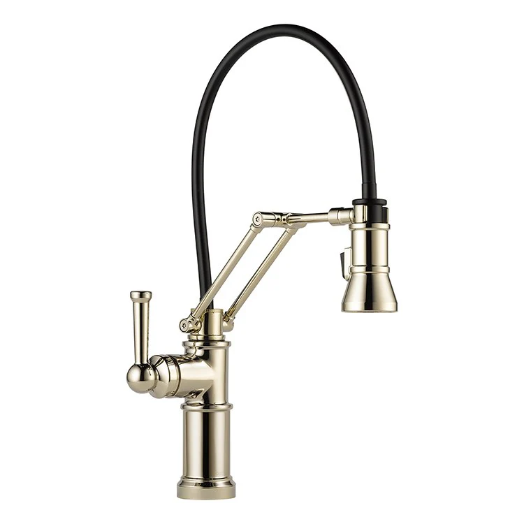 Artesso Single Handle Kitchen Faucet with Articulating Arm - Frankwebs