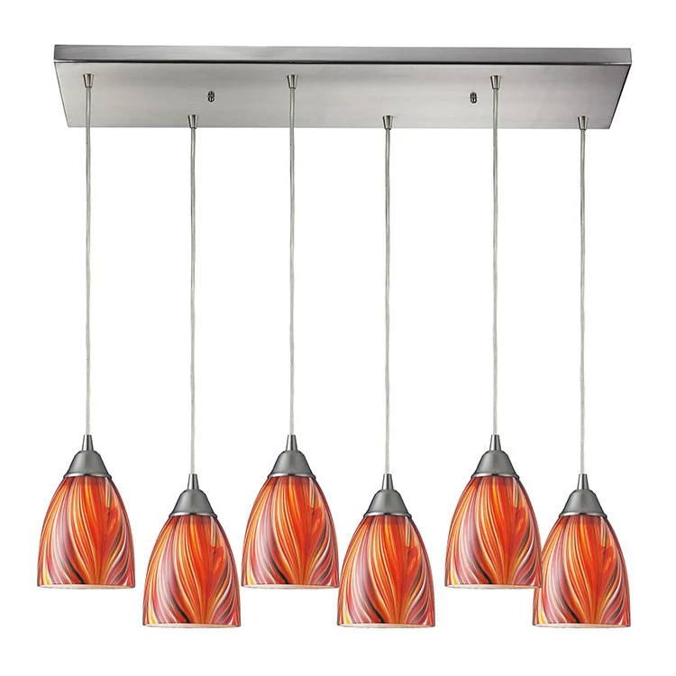 Arco Baleno Six-Light Pendant - Frankwebs