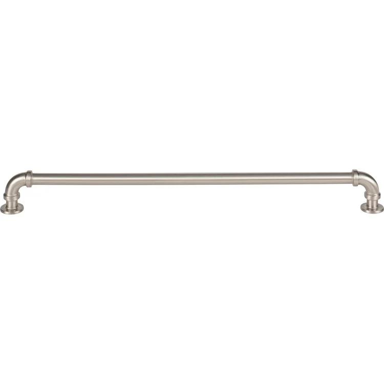 Drawer Pull Atlas Steam Punk Brushed Nickel Zinc Alloy 12 Inch - Frankwebs