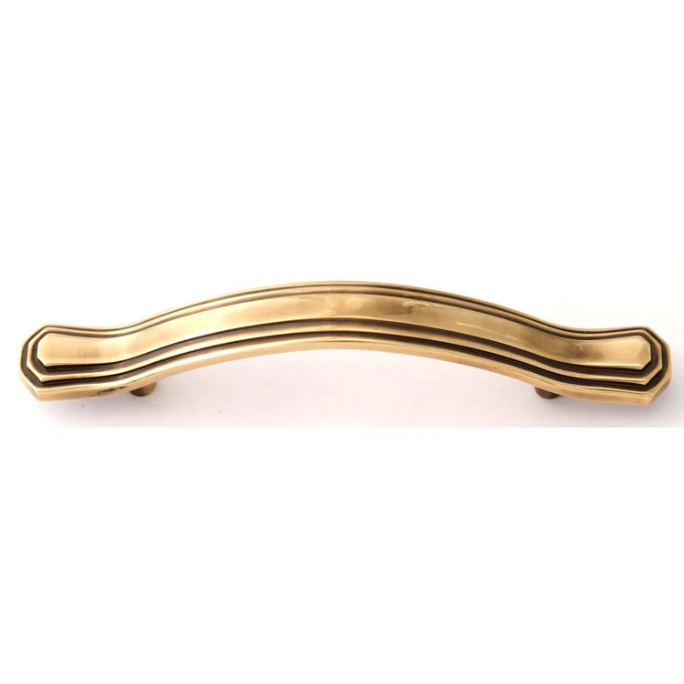 Pull Geometric Tuscany Handle Bronze Brass 3-1/2 Inch 5-1/2 Inch 1 Inch - Frankwebs