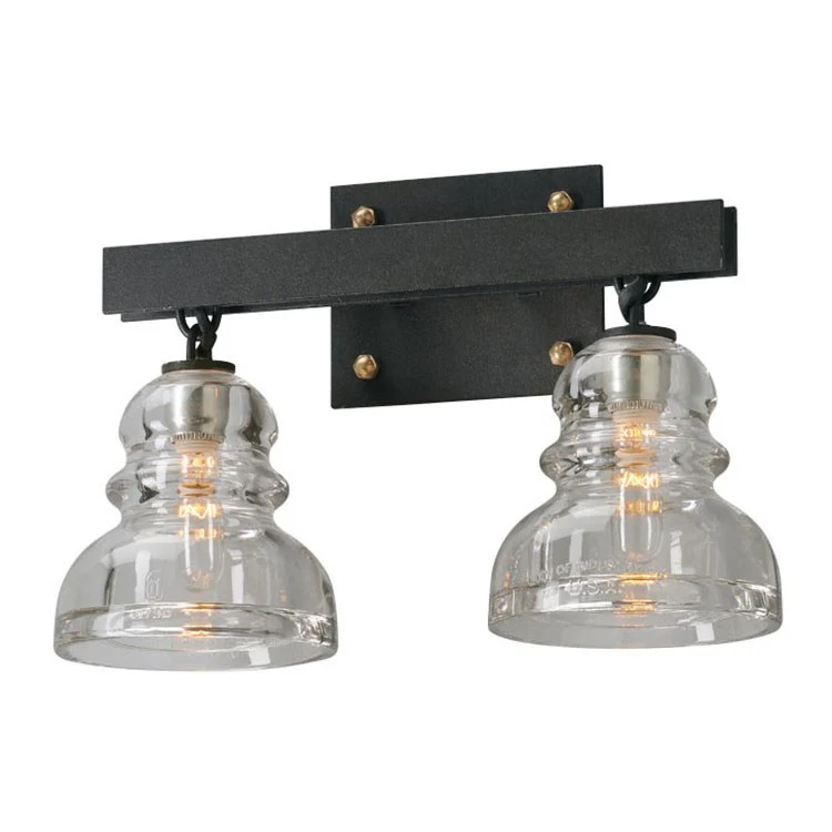 Menlo Park Two-Light Bathroom Vanity Fixture - Frankwebs