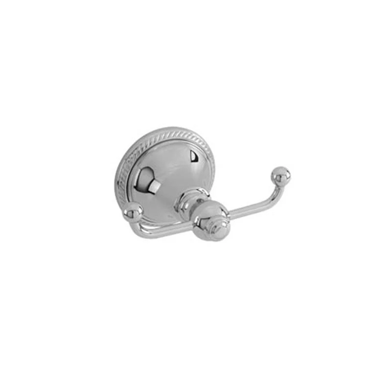 Robe Hook Amisa Double Antique Nickel 3-1/4 Inch Wall Mount Brass - Frankwebs
