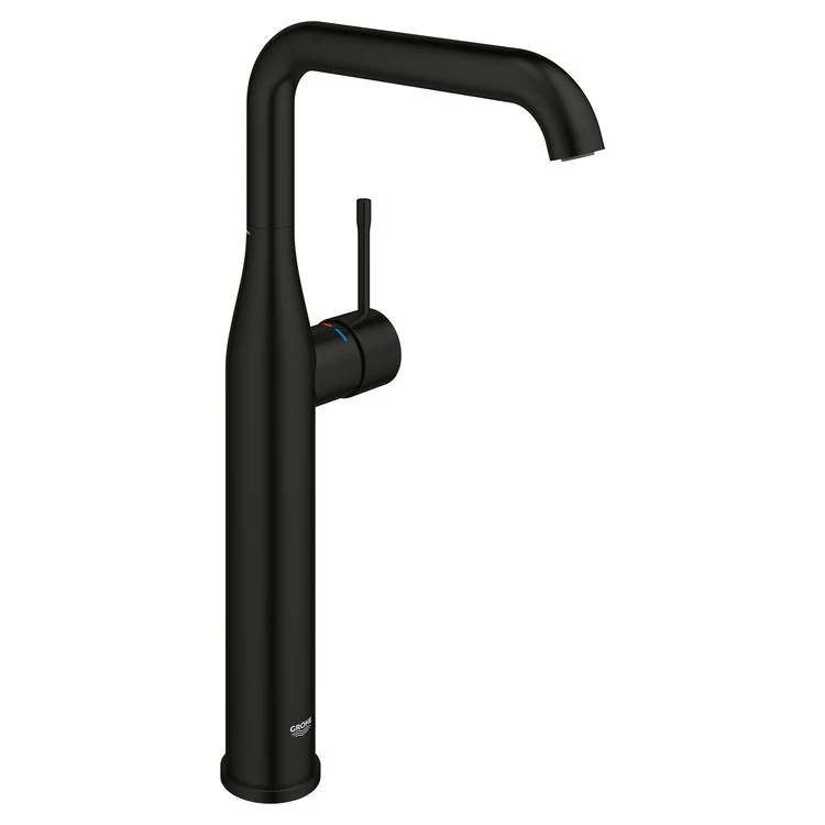 Vessel Faucet Essence Deck Mount 1 Lever ADA Matte Black 1.2 Gallons per Minute - Frankwebs