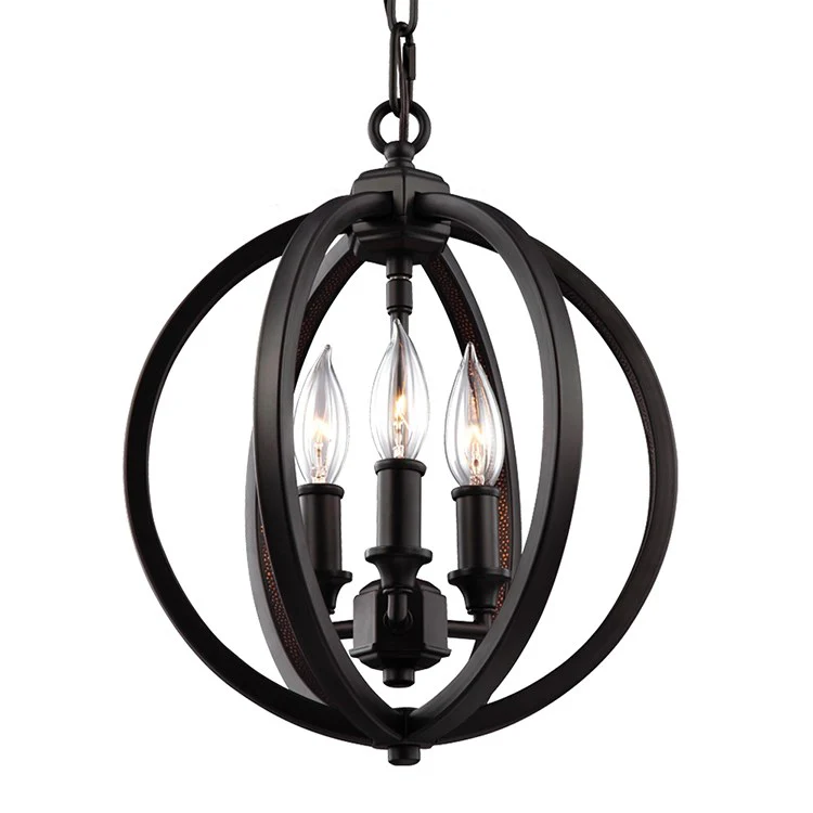 Corinne Three-Light Globe Pendant - Frankwebs