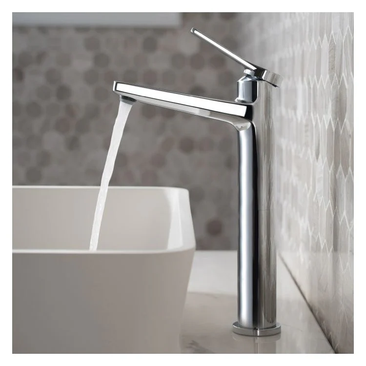 Indy Single Handle Vessel Bathroom Faucet with Pop-Up Drain - Frankwebs