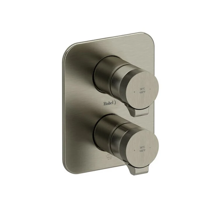 Thermostatic and Pressure Balance Valve Trim Fresk 6 Function 2 Lever Chrome 3/4 Inch ADA 10 Gallons per Minute for Rough-In Valve - Frankwebs