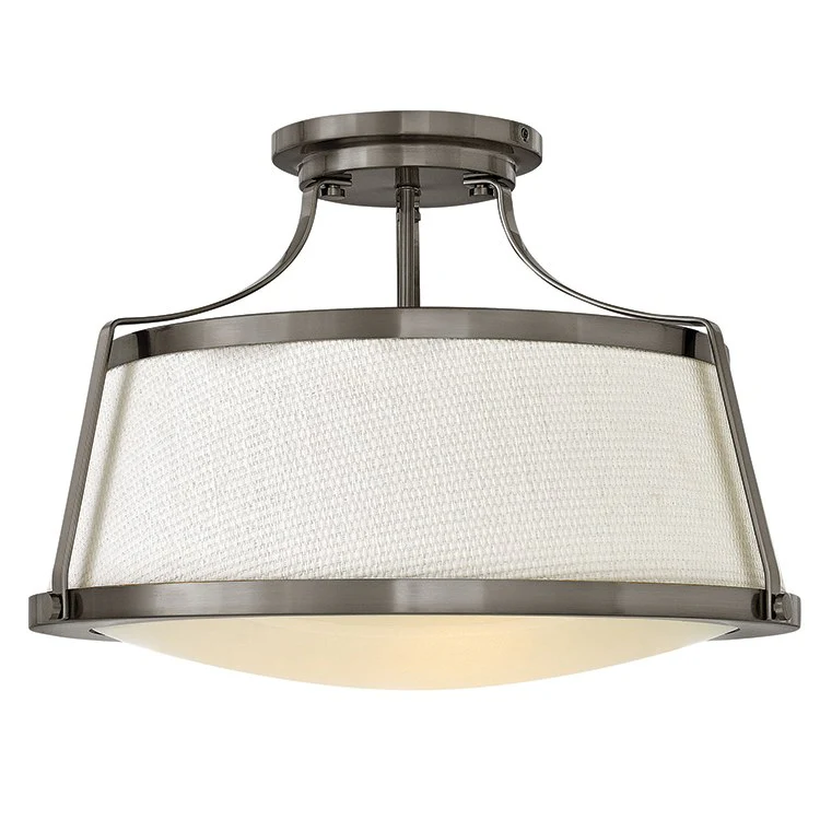 Charlotte Three-Light Semi-Flush Mount Ceiling Light - Frankwebs