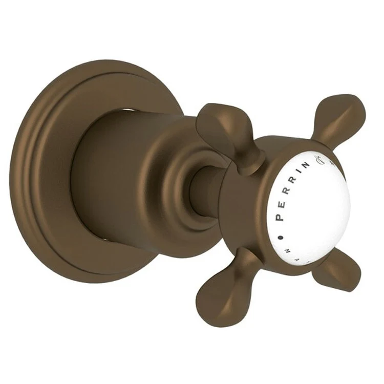 Volume Control Trim Edwardian Concealed 1 Cross Polished Chrome - Frankwebs