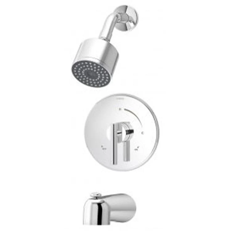 Dia Tub/Shower Lever Handle Trim with Showerhead and Tub Spout (Trim Only) - Frankwebs