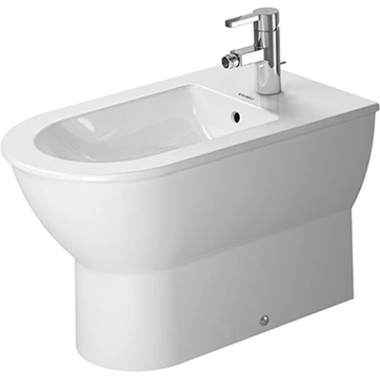 Bidet Darling New 1 Hole White 14-5/8 x 24-3/4 Inch Vitreous China - Frankwebs