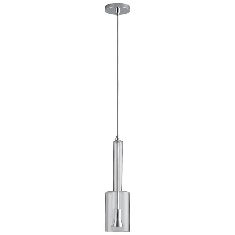 Spindle Single-Light LED Mini Pendant with Clear Glass Shade - Frankwebs