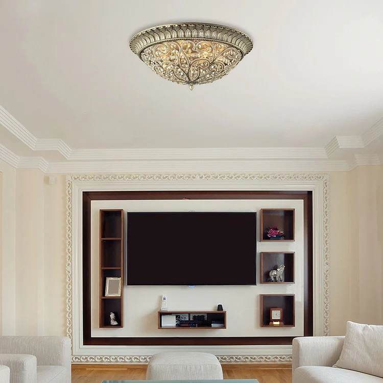 Andalusia Four-Light Flush Mount Ceiling Fixture - Frankwebs