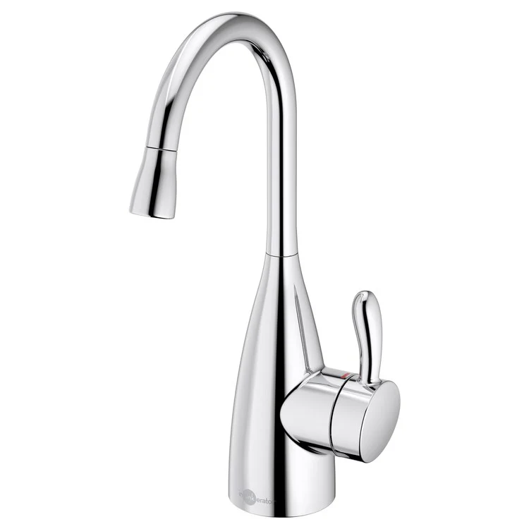 Hot Water Dispenser Showroom Transitional 1010 Instant 1 Lever ADA Gooseneck Swivel 360 DEG Chrome - Frankwebs