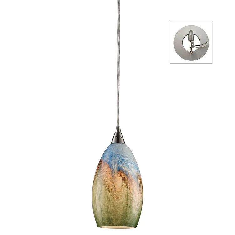Geologic Single-Light Pendant with Recessed Light Kit - Frankwebs