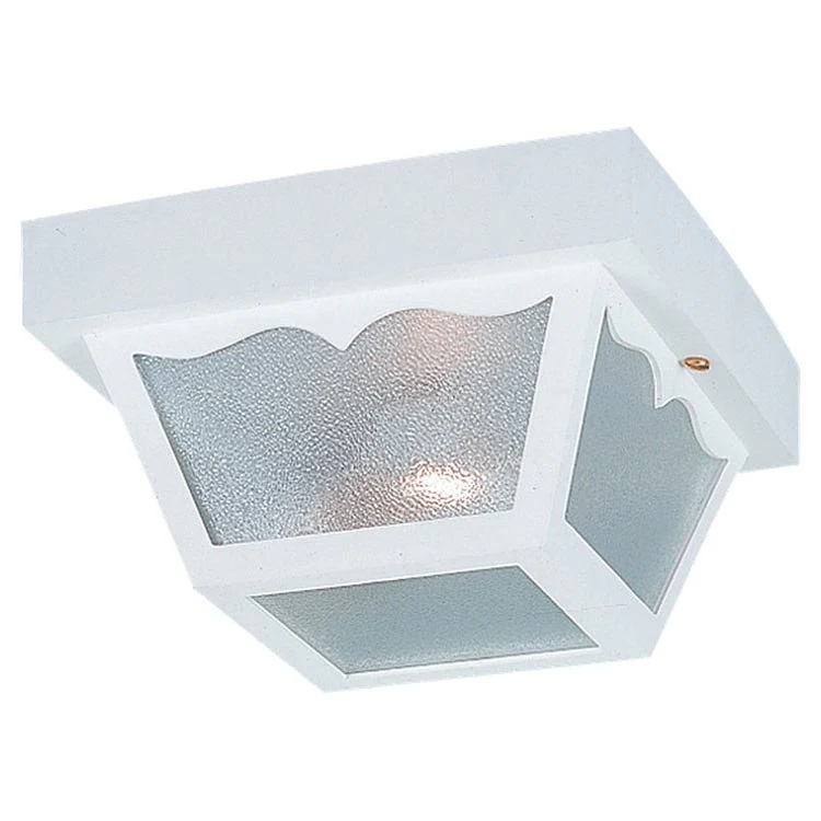 Two-Light Outdoor Flush Mount Ceiling Fixture - Frankwebs