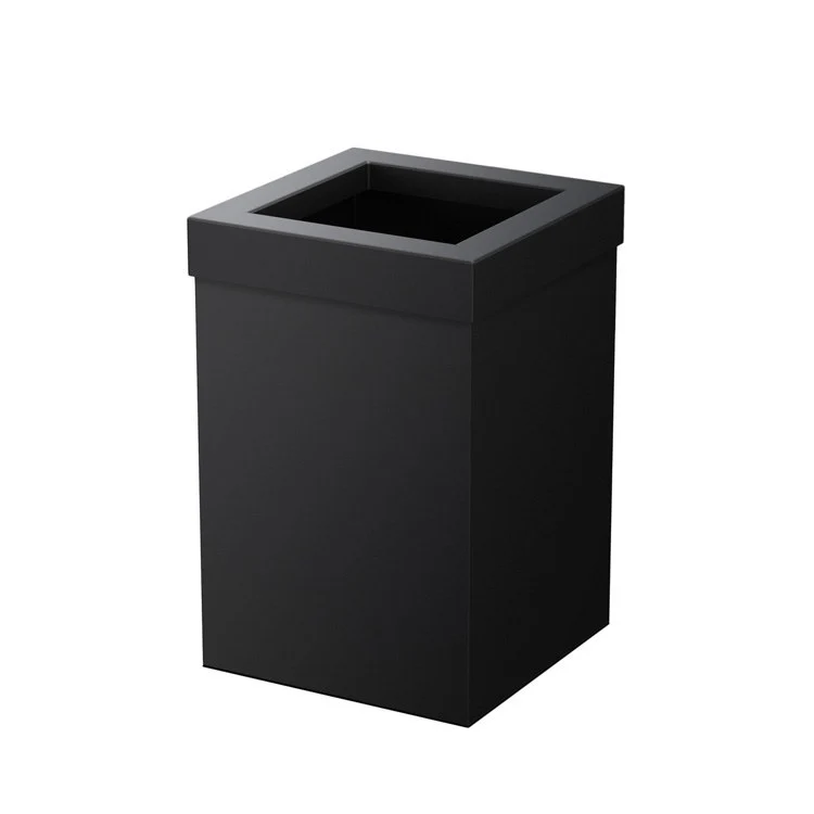 Waste Bin Square Modern Wood Grain 3.0 Gallon Stainless Steel - Frankwebs