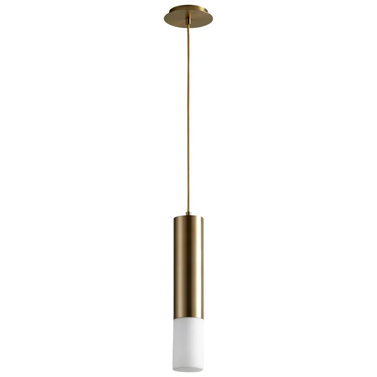 Opus Single-Light LED Mini Pendant with Glass Shade - Polished Chrome - Frankwebs