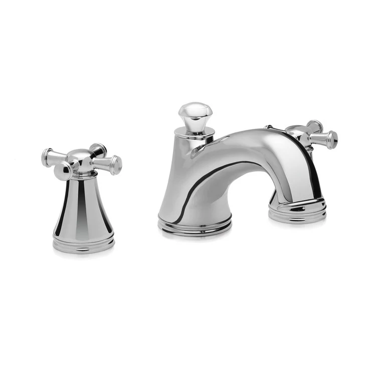 Vivian Two Handle Roman Tub Filler with Cross Handles - Frankwebs