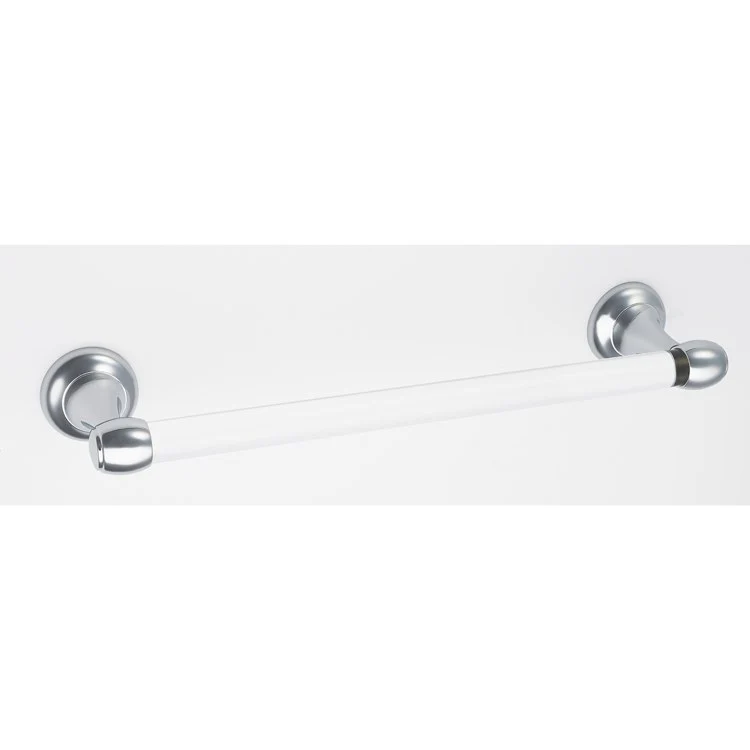 Towel Bar Royale Acrylic Bath 24 Inch Polished Nickel Brass 3-1/8 Inch - Frankwebs