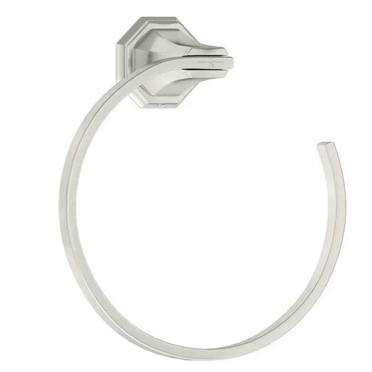Towel Ring Deco 7 Inch Satin Nickel Brass 3 Inch - Frankwebs