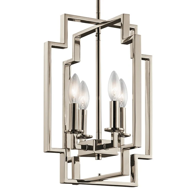 Downtown Deco Four-Light Foyer Pendant - Frankwebs